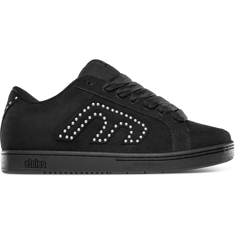 etnies-kingpin-skate-schuh-black-black-silver image 1