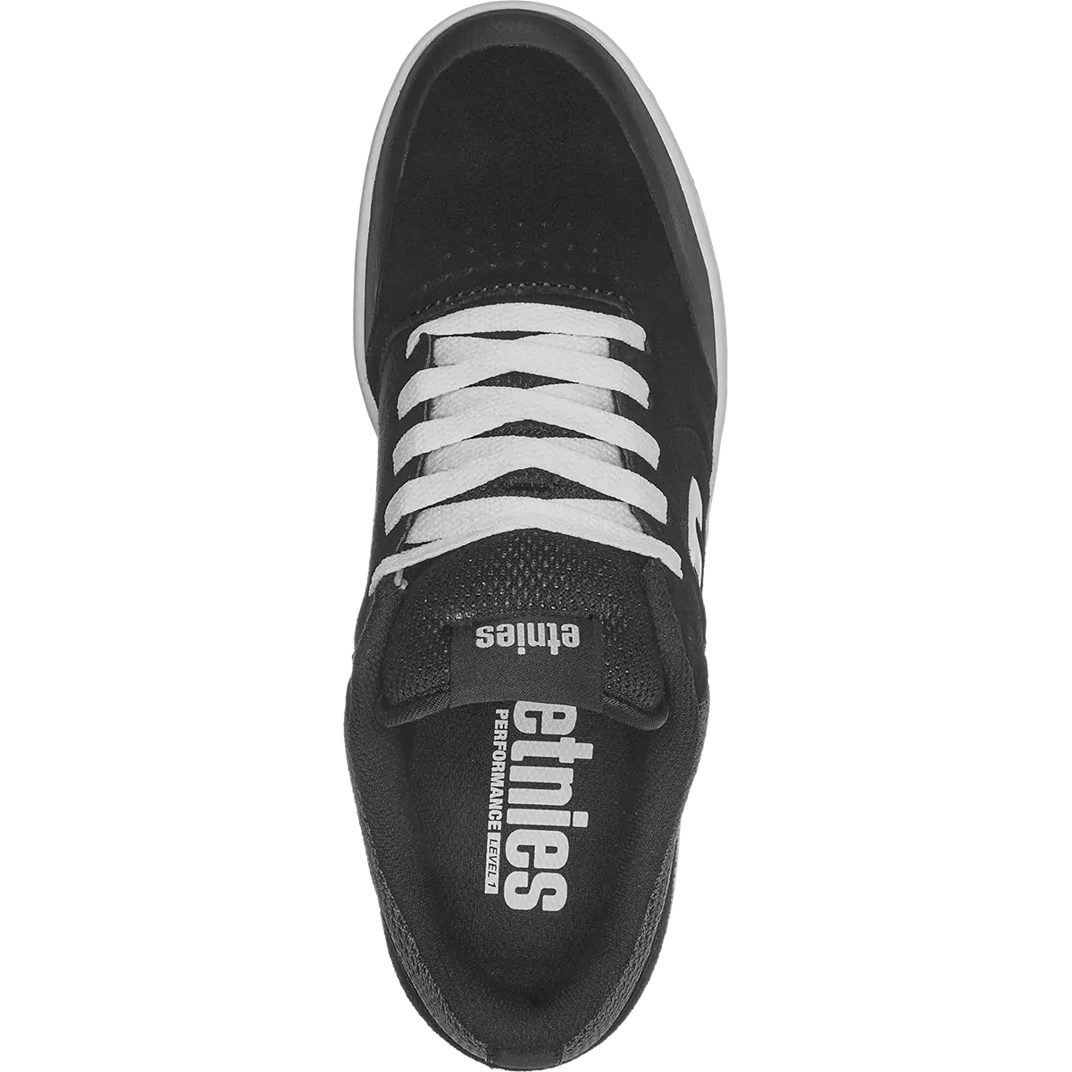 etnies-marana-og-skate-schuh-black-white-suede-synthetic image 3