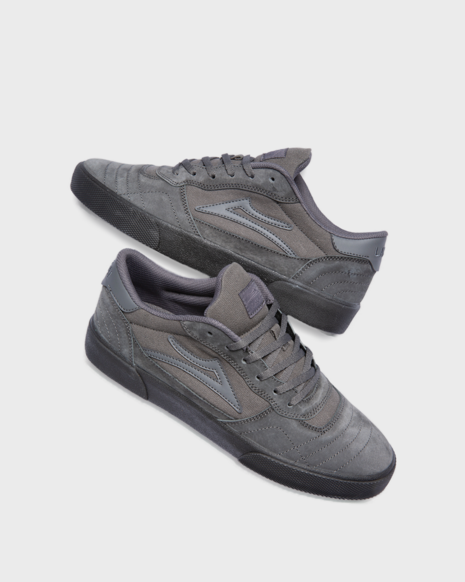 lakai-cambridge-skate-schuh-charcoal-suede image 4