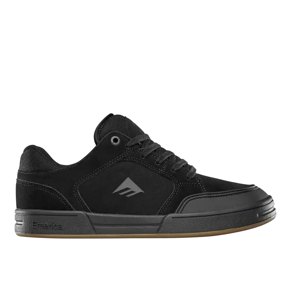 emerica-heritic-skate-schuhe-black-black-gum image 1