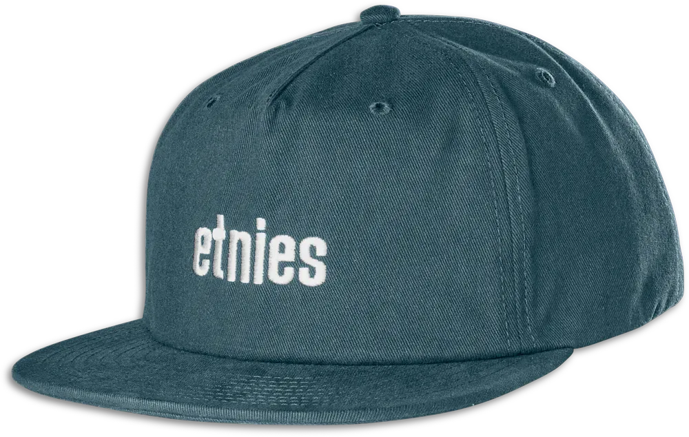 etnies-icon-embroidery-snapback-cap-indigo image 1