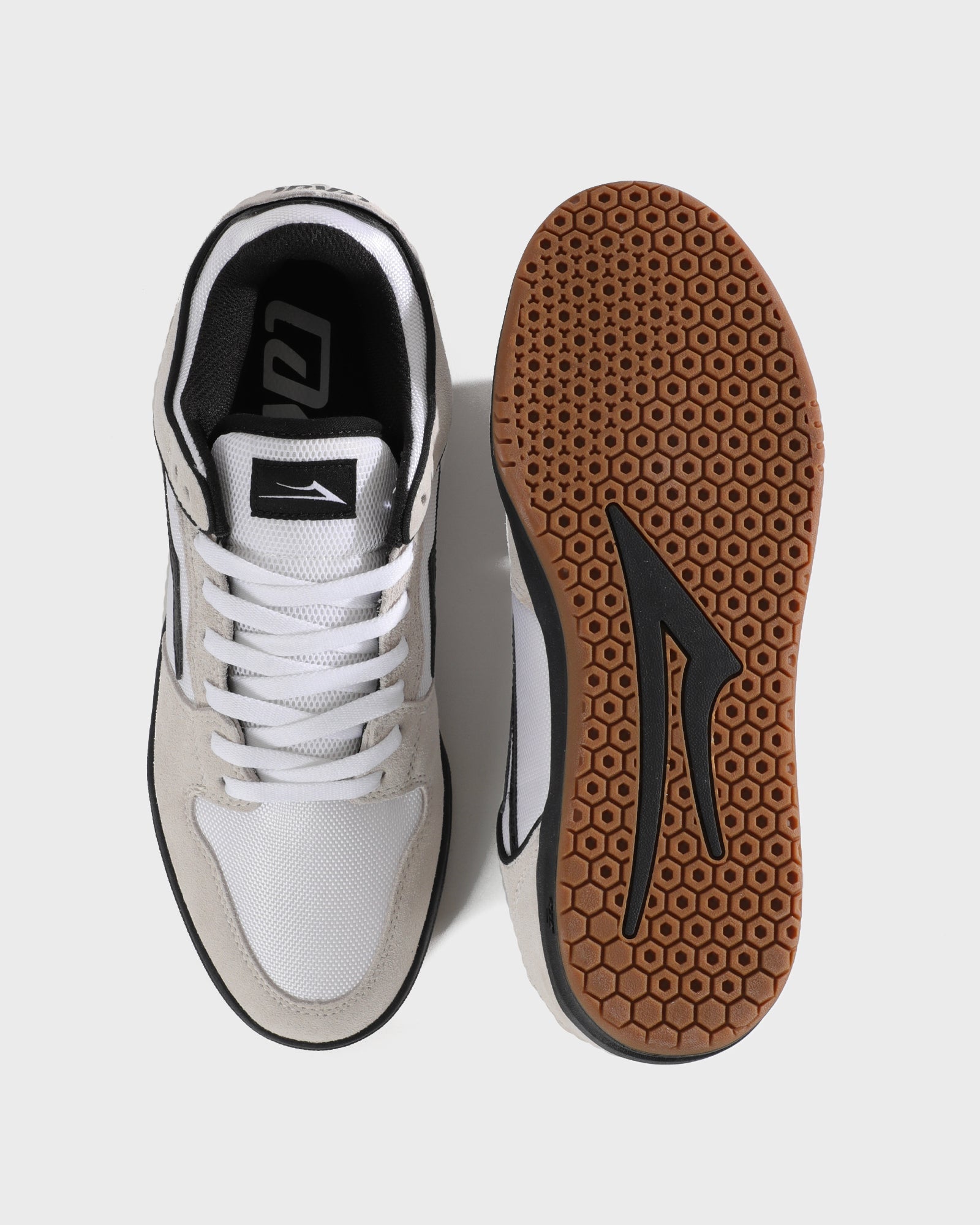 lakai-telford-low-white-suede-cordura-black-skateschuh image 3