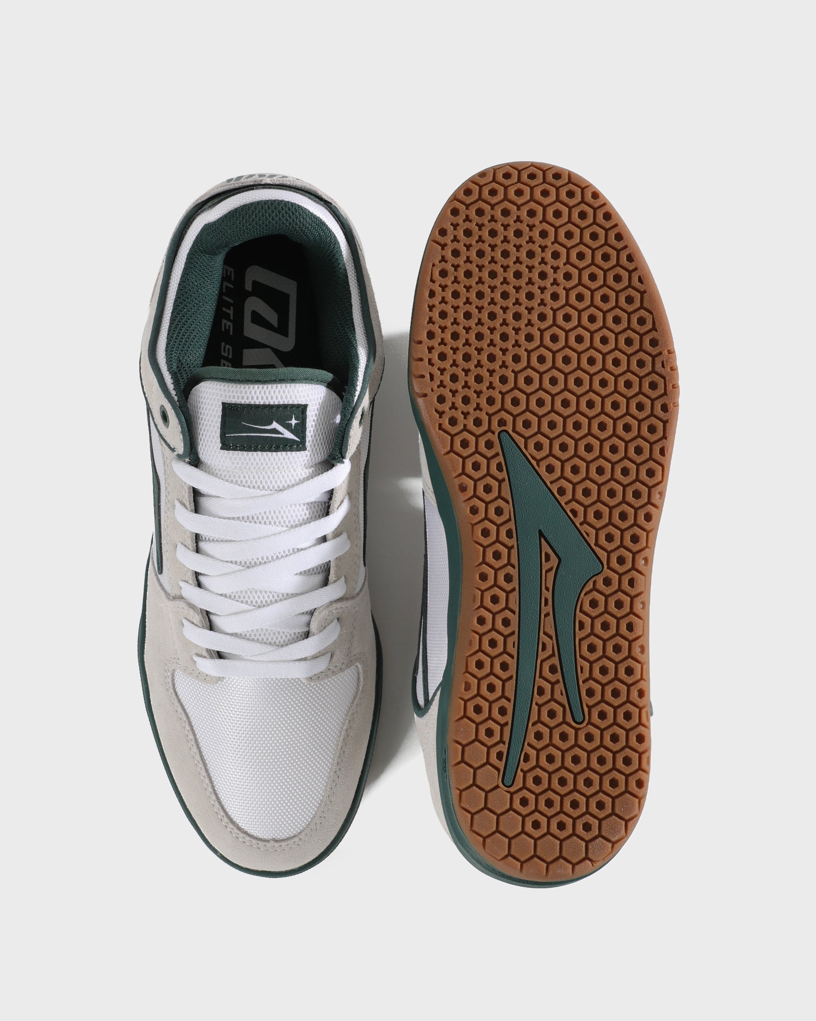 lakai-telford-low-elite-skate-schuh-white-suede image 3