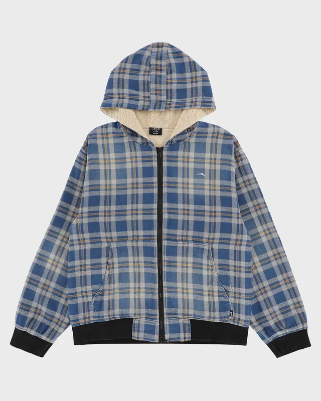 lakai-thermal-lined-plaid-zip-up-flanelljacke image 1
