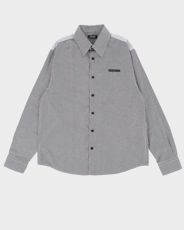 lakai-button-down-contrast-panel-langarmhemd image 1