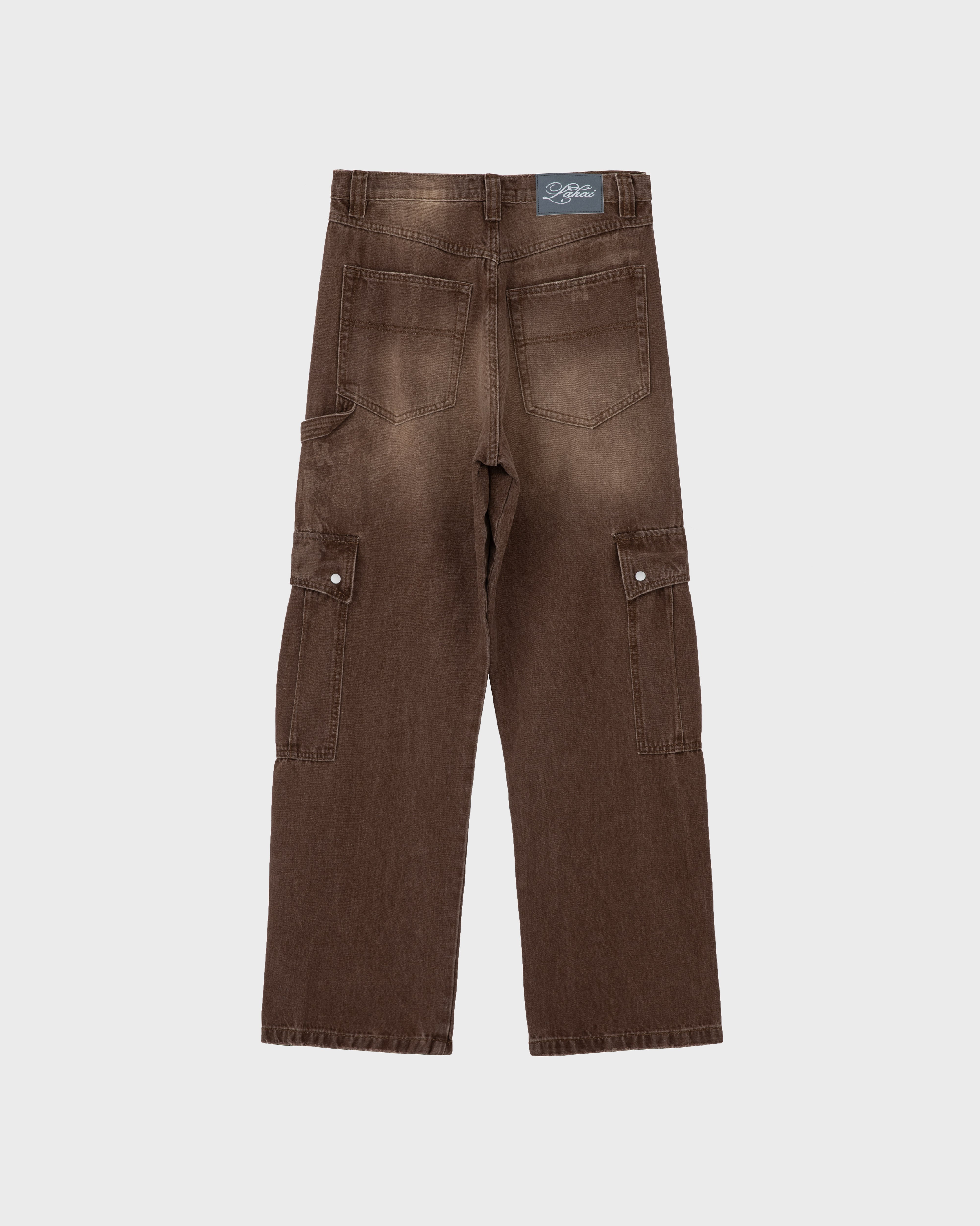 lakai-ghost-wide-leg-cargo-pants-braun image 2
