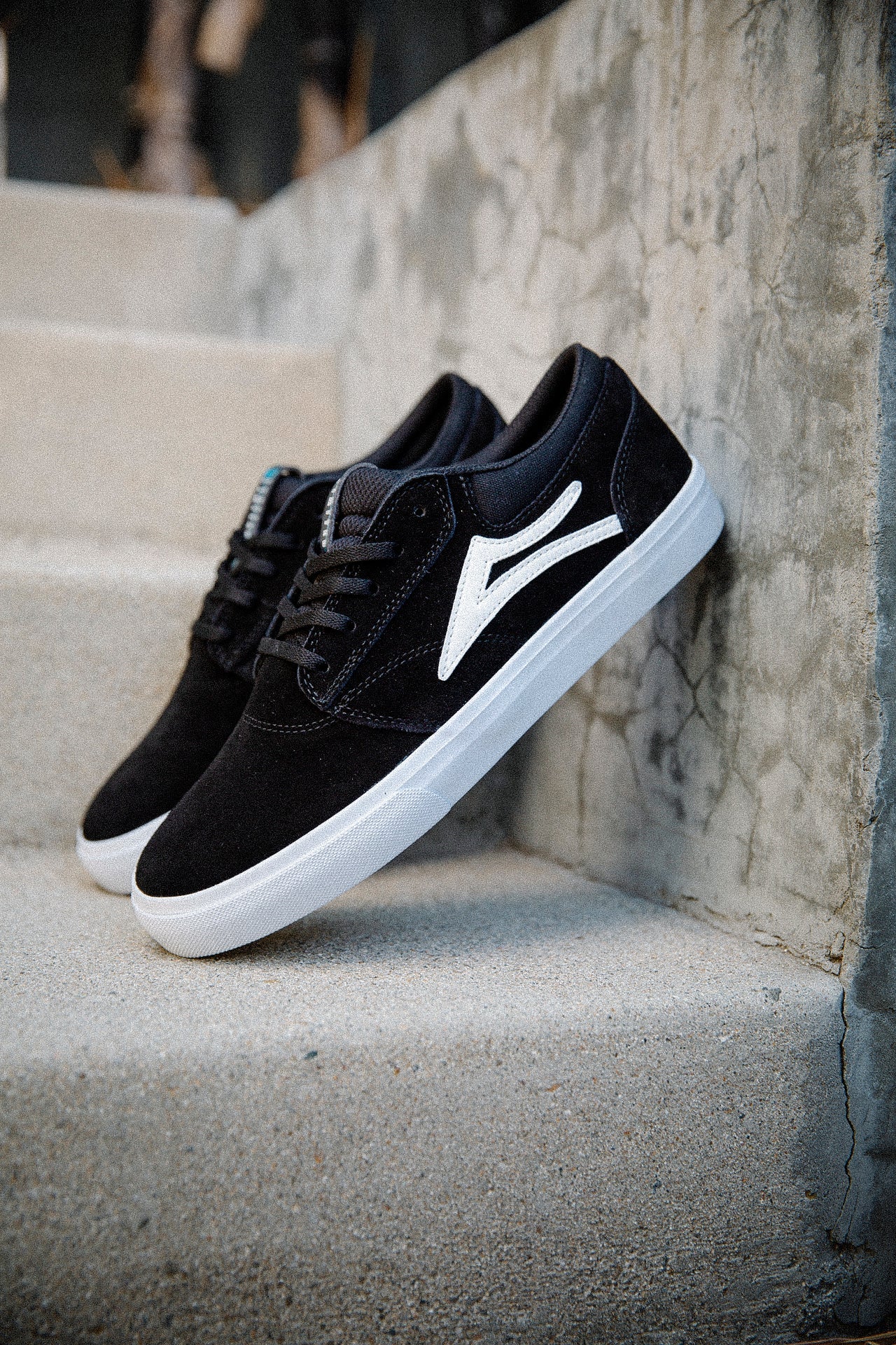 lakai-griffin-skate-schuh-black-suede image 8