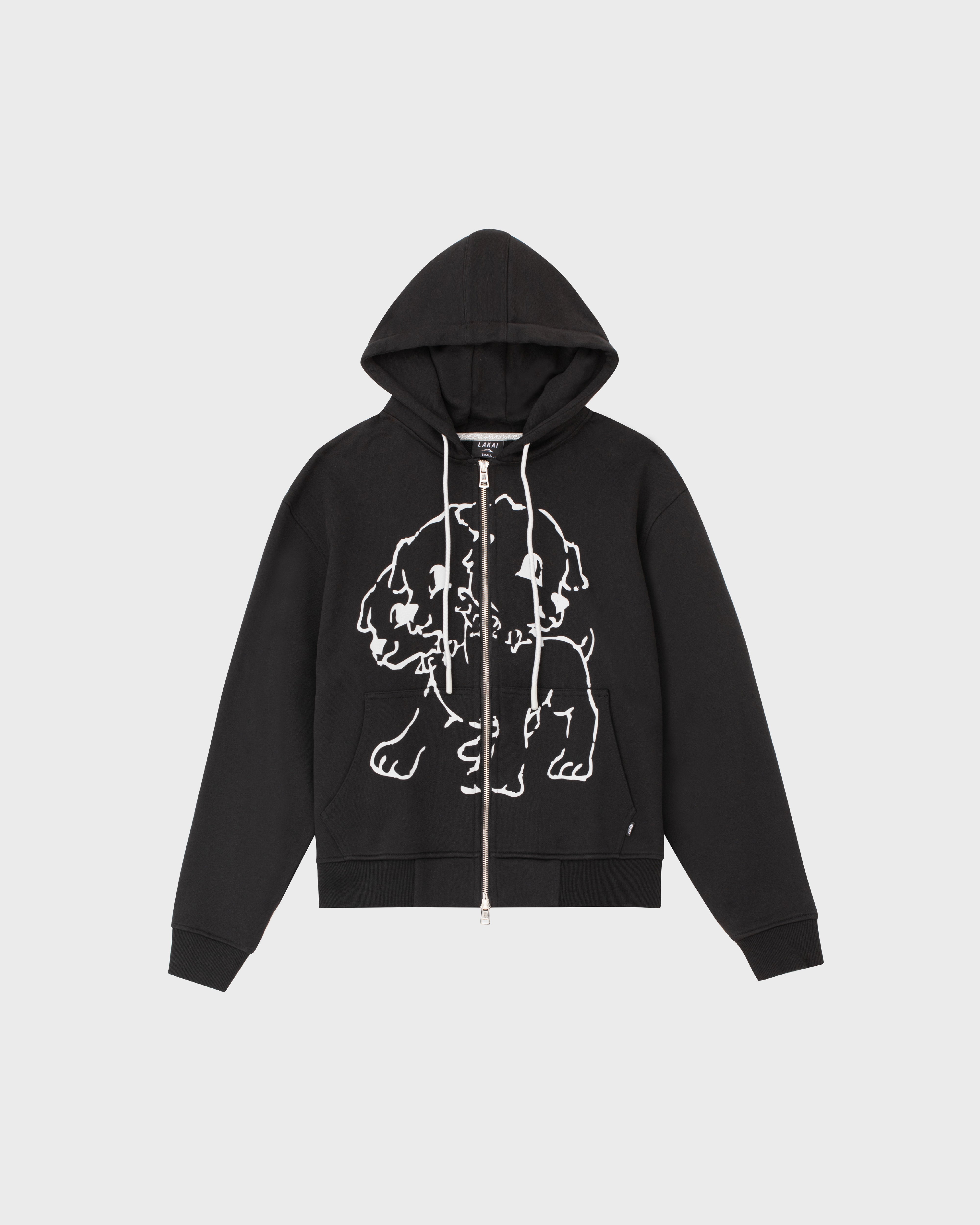 lakai-cerberus-zip-up-hoodie-black image 1