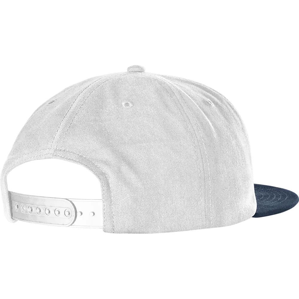 etnies-x-fos-snapback-cap-white-navy image 6