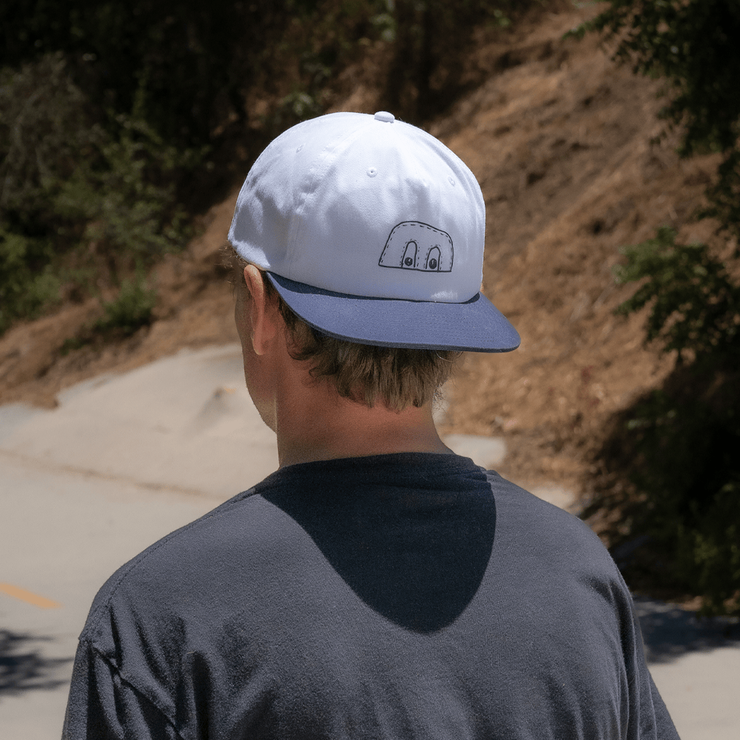 etnies-x-fos-snapback-cap-white-navy image 2