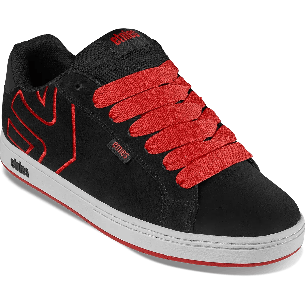 etnies-fader-skate-schuhe-black-red image 4
