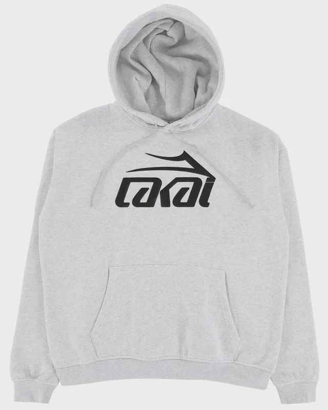 lakai-logo-pullover-hoodie-heather-grey image 1