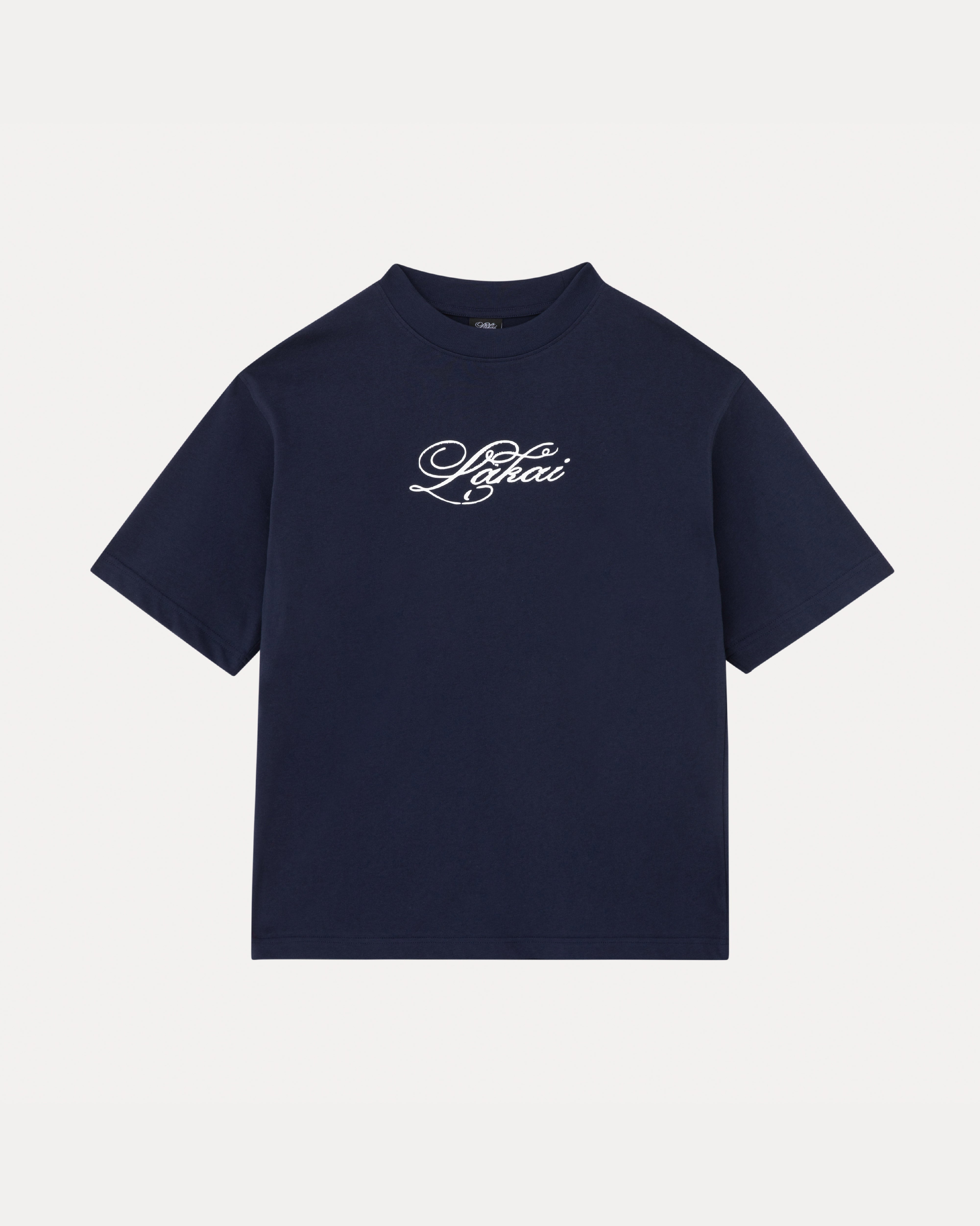 lakai-oversized-signature-tee-navy-blue image 1
