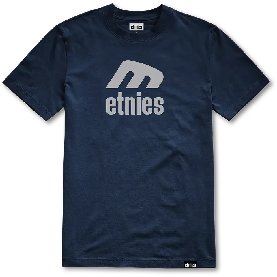 etnies-icon-e-tee-t-shirt-navy-grey image 1