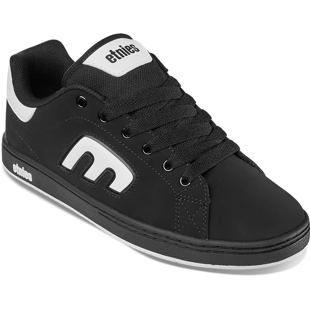 etnies-callicut-herren-skate-schuhe-schwarz-schwarz-wei-nubuk image 4