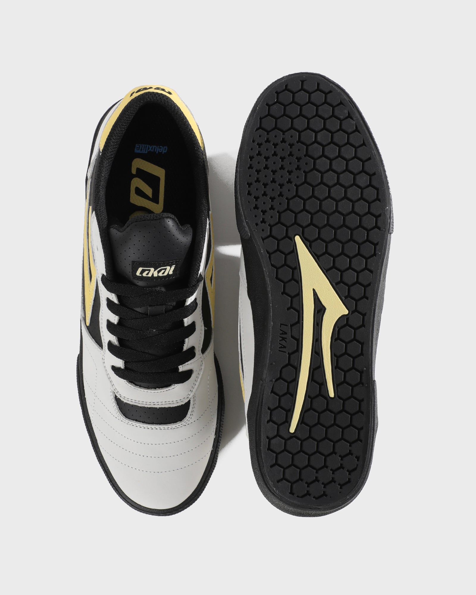 lakai-cambridge-white-banana-black image 3