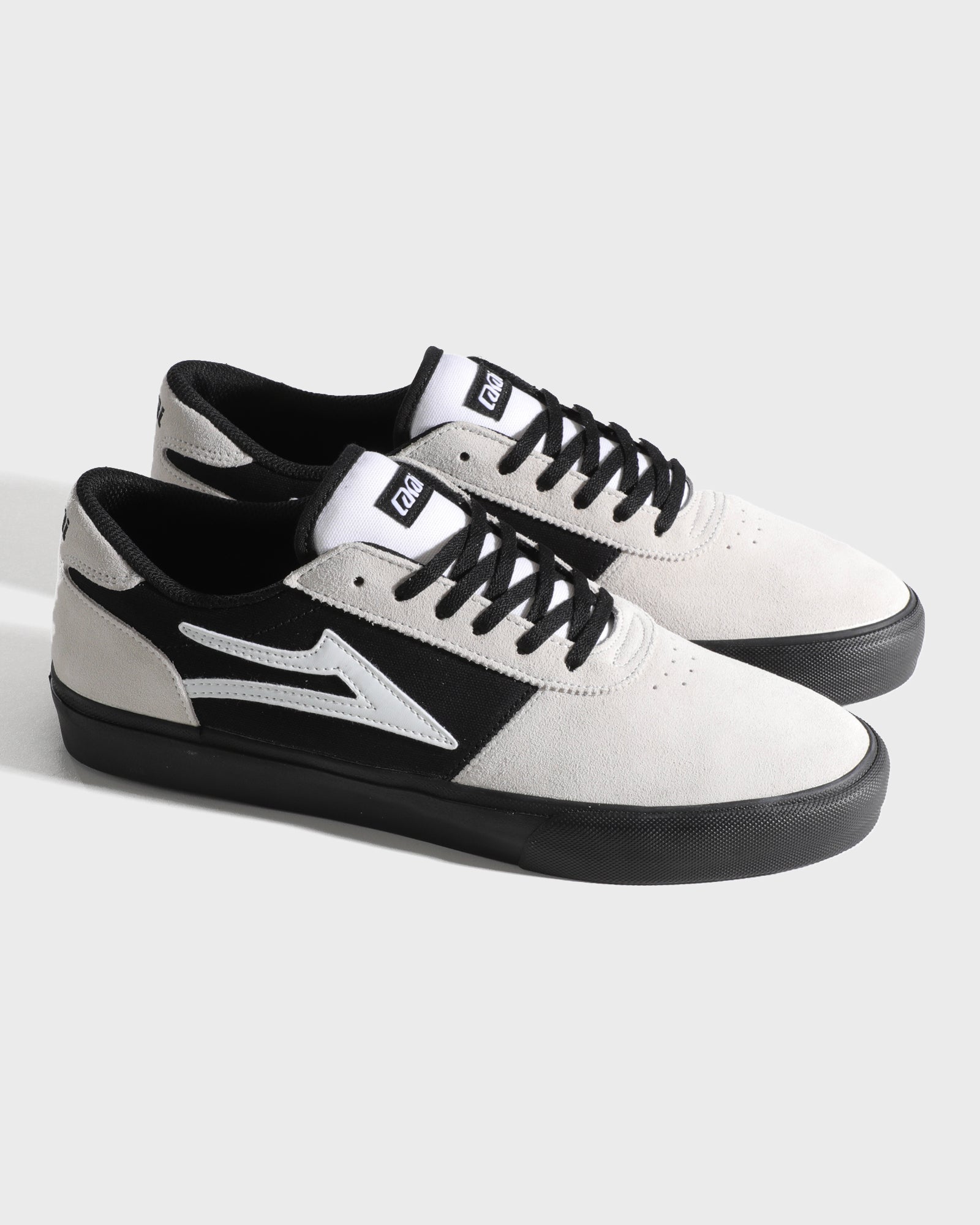 lakai-manchester-white-suede-black-black-skateschuh image 2