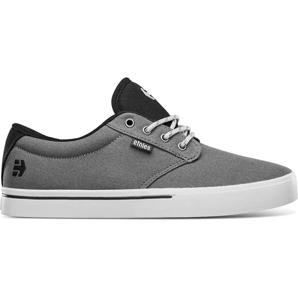 etnies-jameson-2-eco-low-top-skate-schuh-dark-grey-black-red image 1
