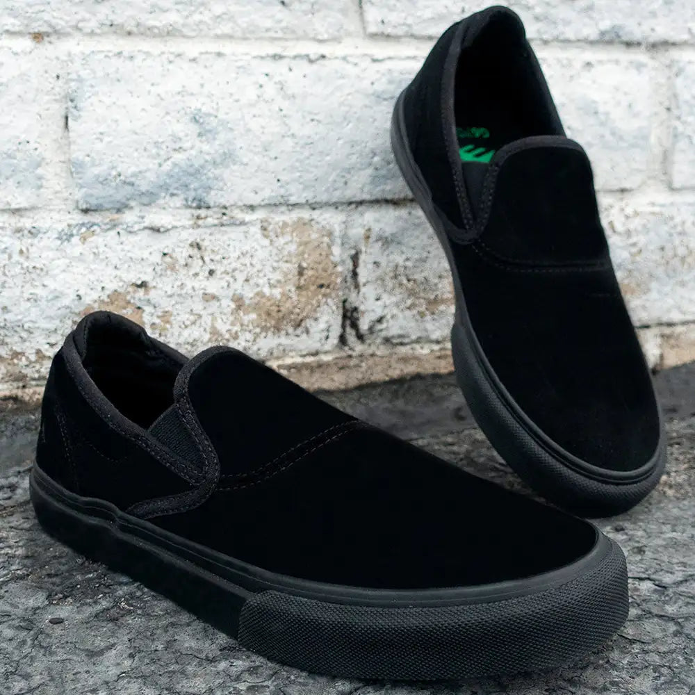 emerica-wino-g6-slip-on-skate-schuhe-black-tan image 7