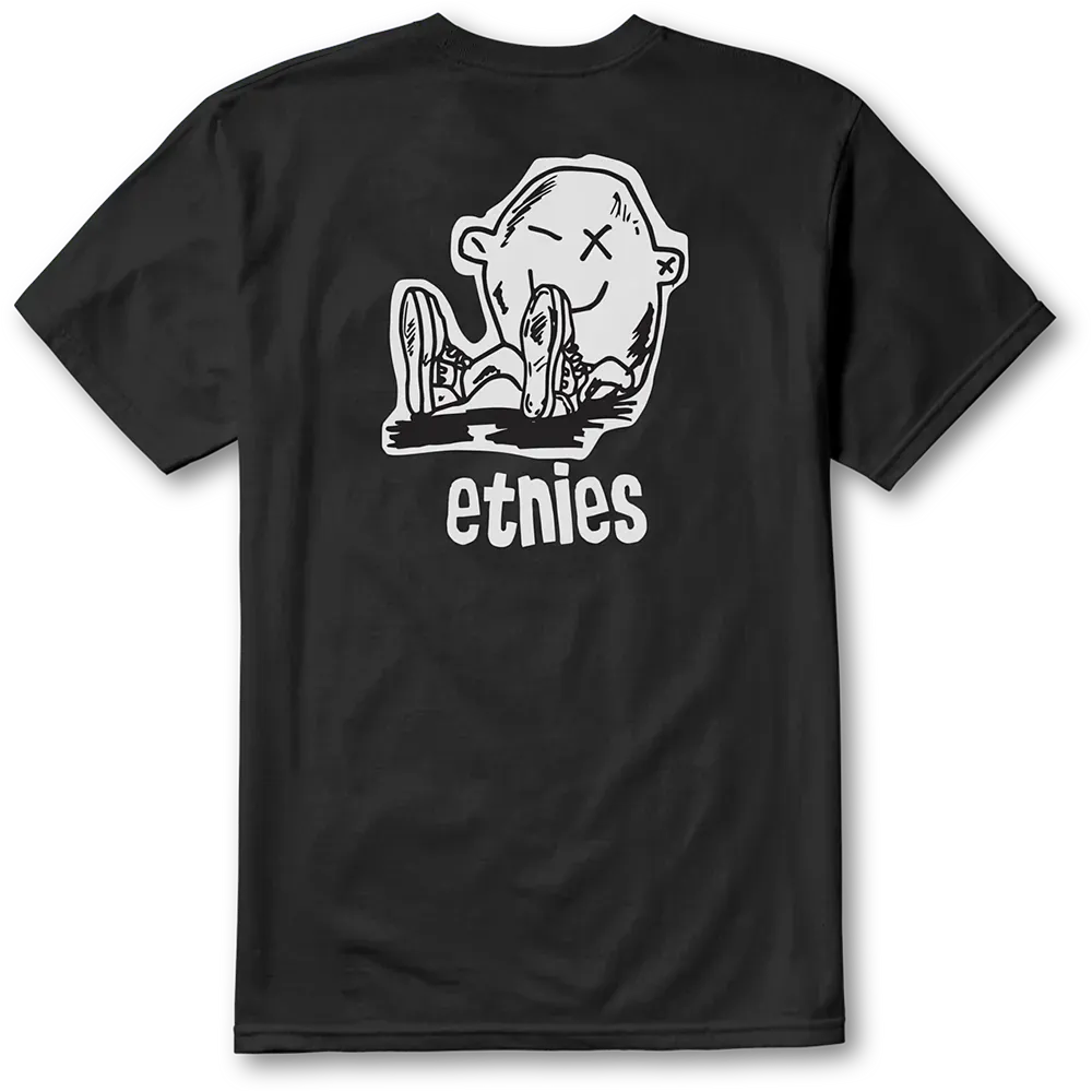 etnies-x-fos-t-shirt-schwarz-wei image 3