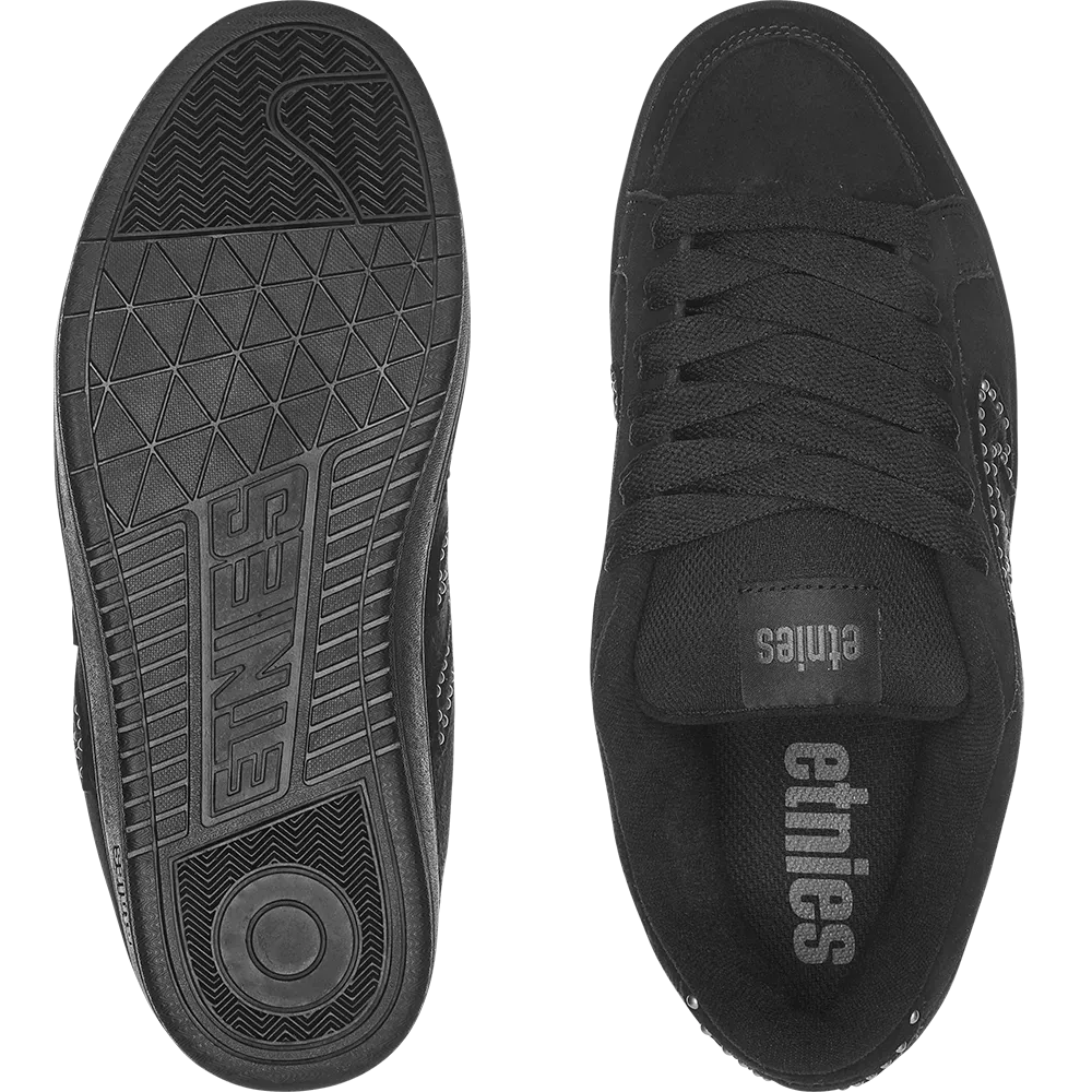 etnies-kingpin-skate-schuh-black-black-silver image 3