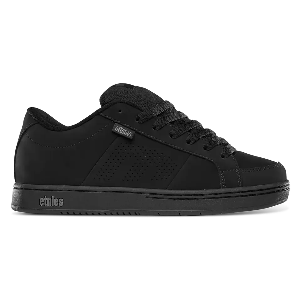 etnies-kingpin-skate-schuh-black-dirty-wash-suede image 1