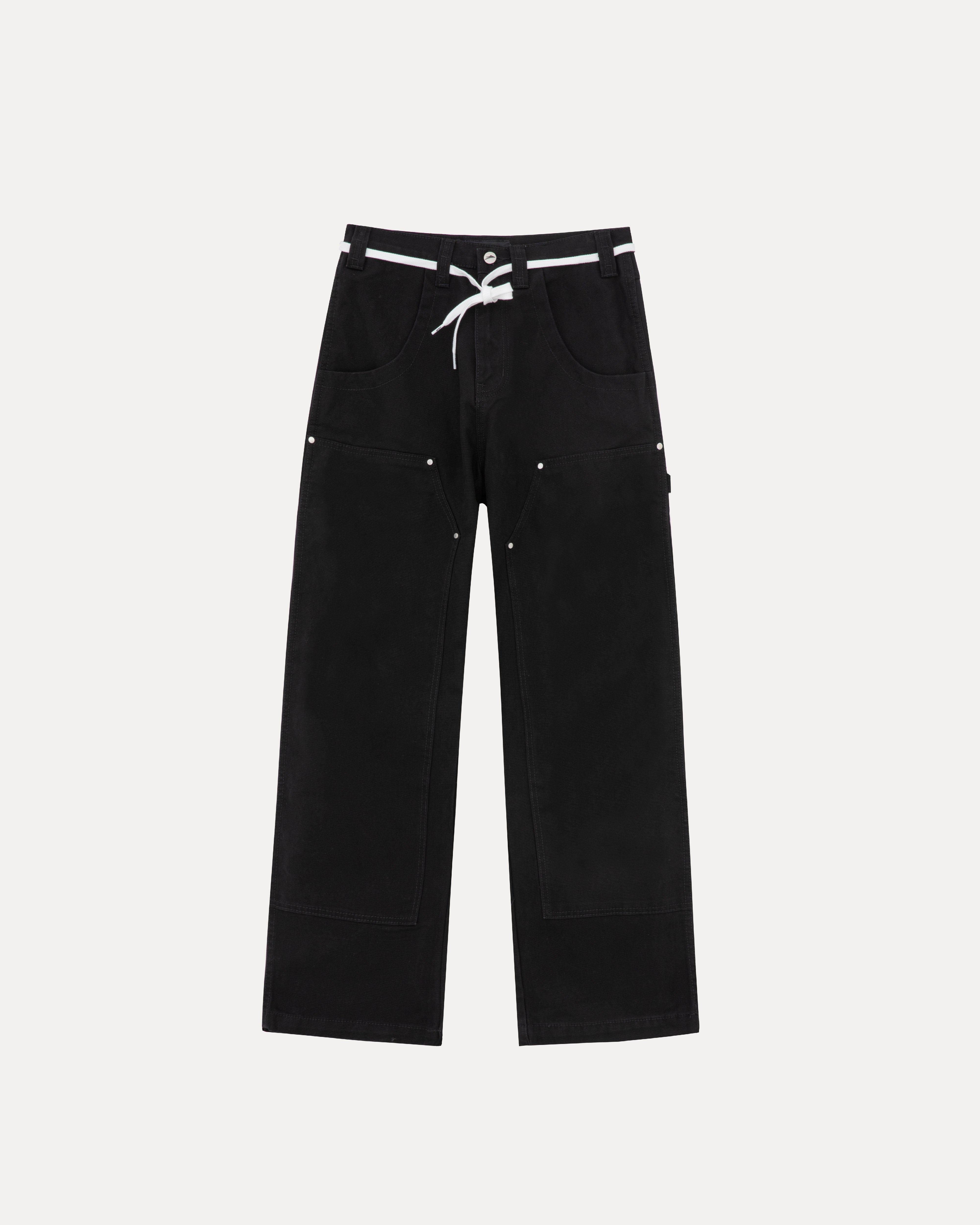 lakai-wide-leg-double-knee-pant-black image 1