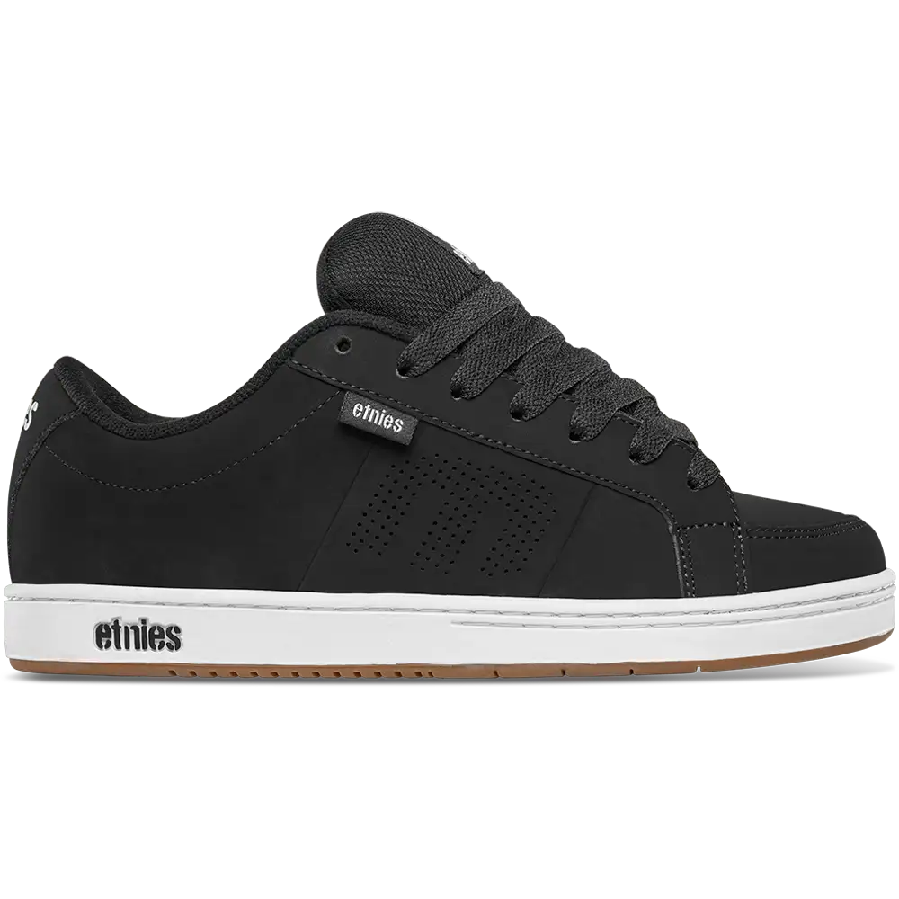 etnies-kingpin-skate-schuh-black-white-gum image 1