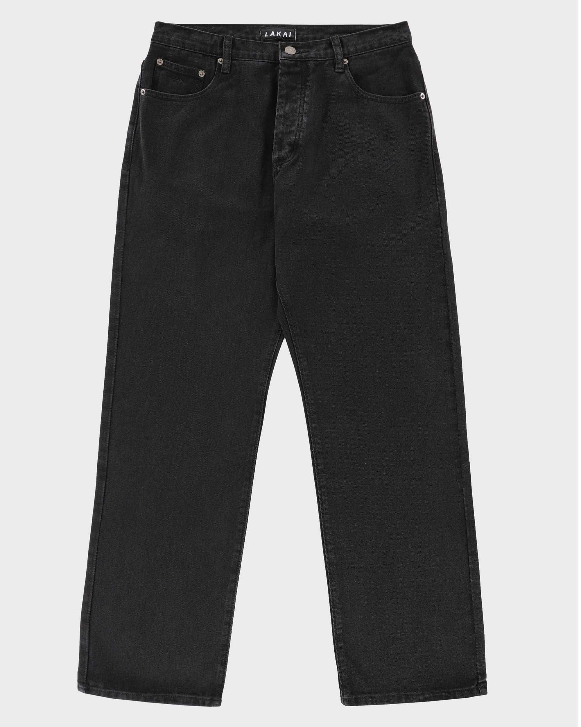 lakai-01-straight-leg-denims-black image 1