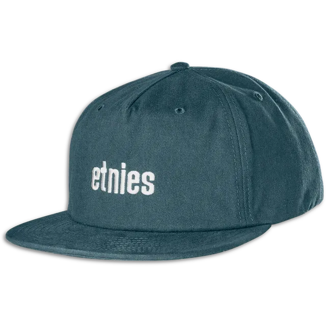 etnies-wordmark-embroidery-snapback-indigo image 1