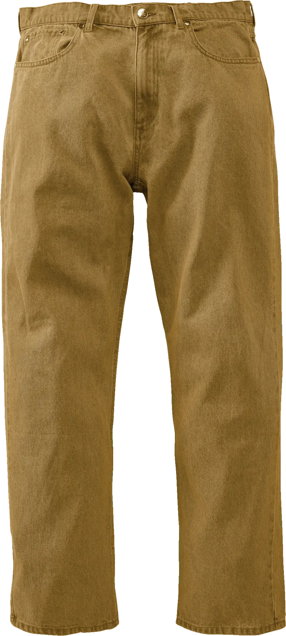 s-baggy-denim-pant-jeans-brown-baggy-fit image 1