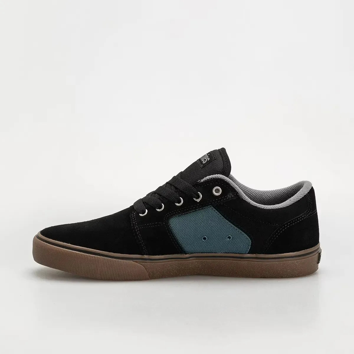 etnies-barge-ls-skate-schuh-low-top-black-teal image 3