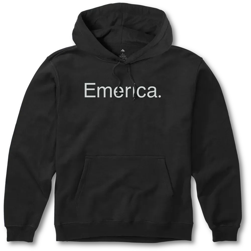 emerica-pure-logo-pullover-hoodie-black image 1