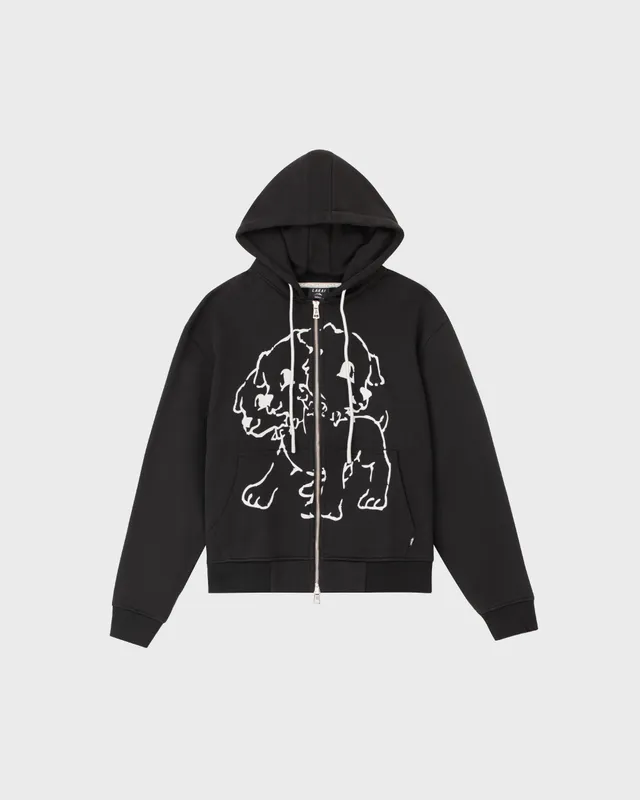 lakai-cerberus-zip-up-hoodie-black image 1