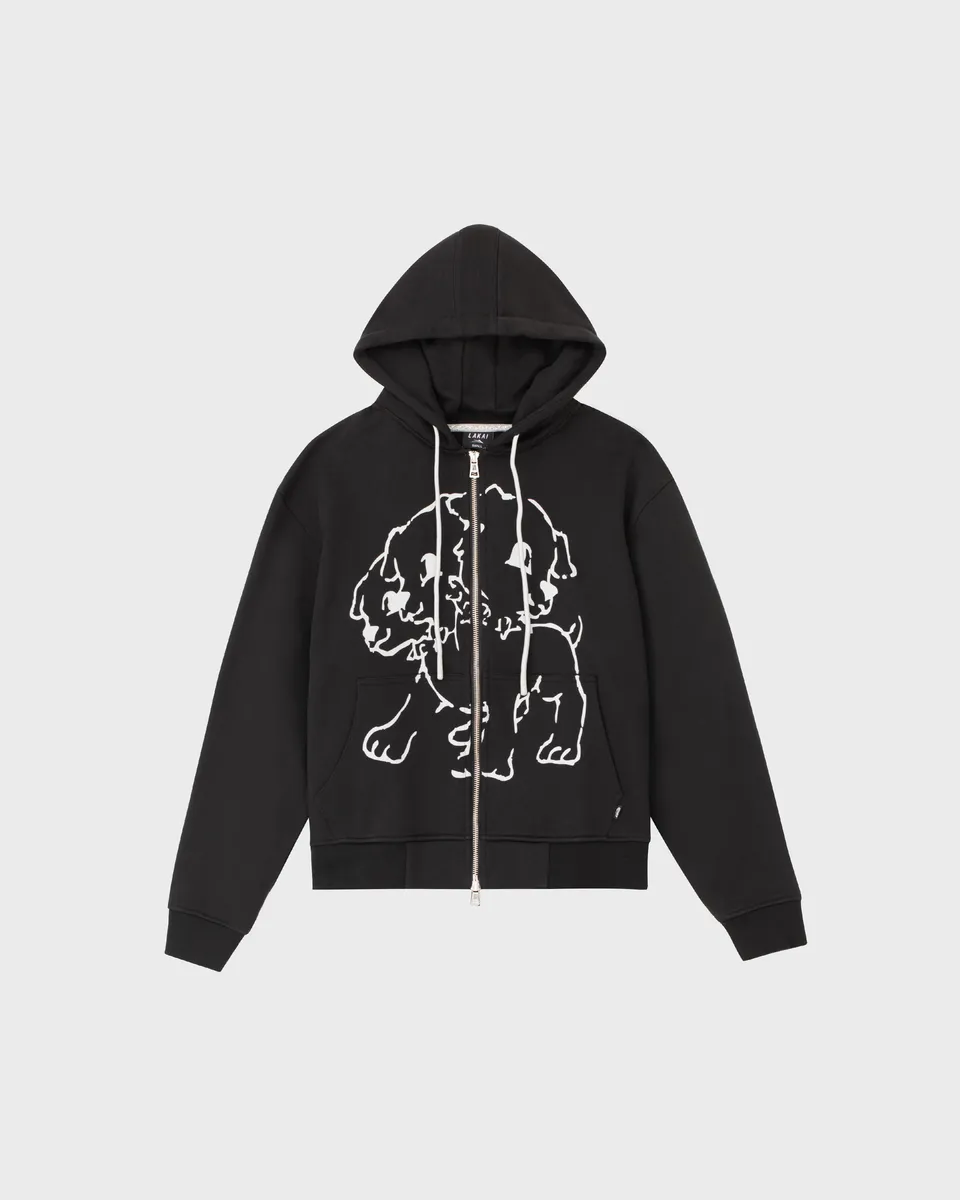 lakai-cerberus-zip-up-hoodie-black image 1