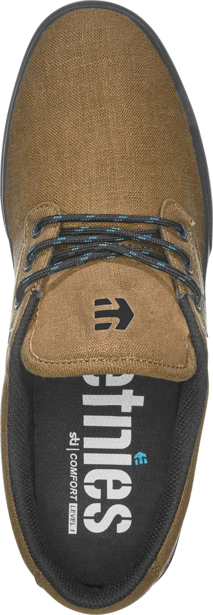 etnies-jameson-2-eco-skate-schuh-braun-schwarz-gum-hanf image 2