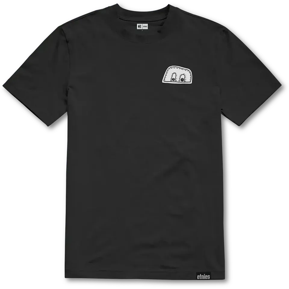 etnies-x-fos-t-shirt-schwarz-wei image 1