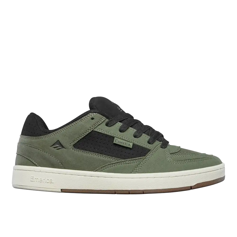 emerica-mute-skate-schuh-black-olive-animal-friendly image 1