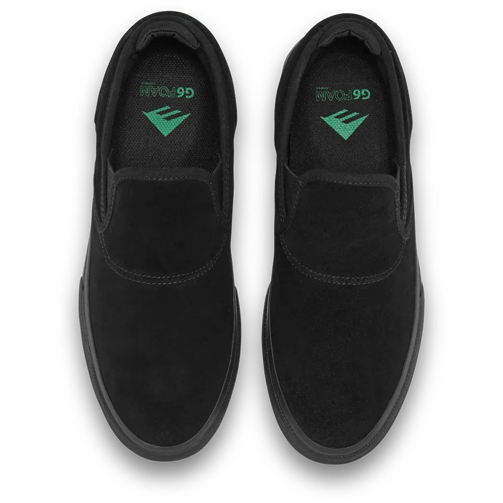 emerica-wino-g6-slip-on-skateschuh-black-black-black image 2