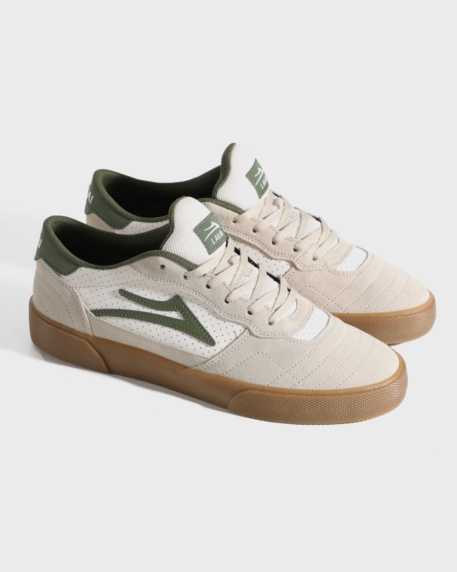lakai-cambridge-skateschuh-cream-suede image 2