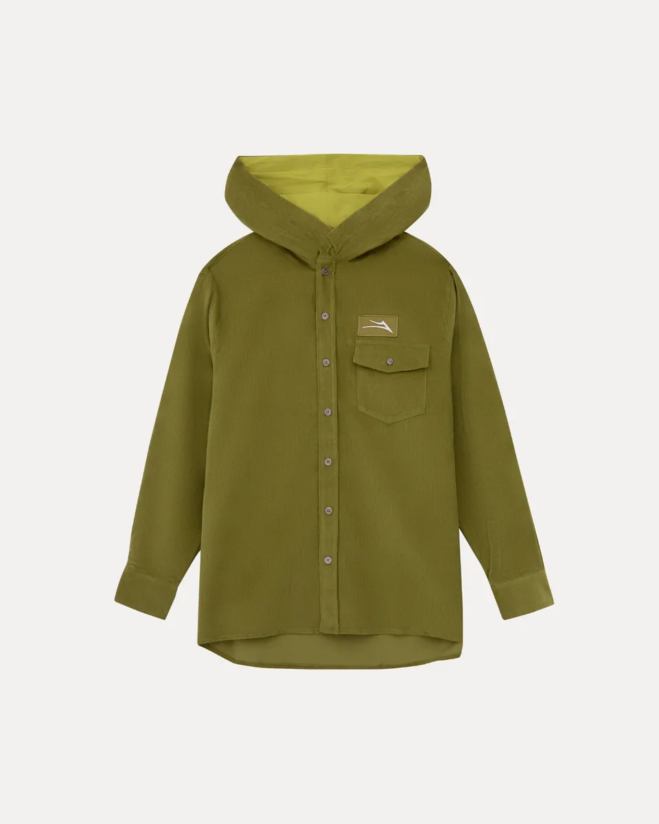 lakai-hooded-corduroy-button-up-shirt-cypress image 1
