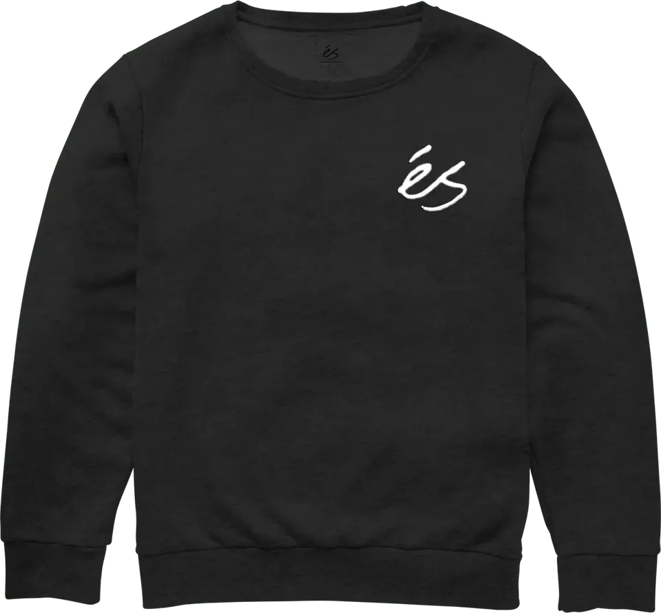 s-mini-script-crewneck-pullover-schwarz image 1