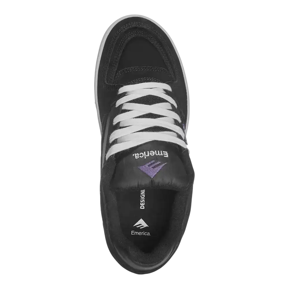 emerica-mute-heritage-skate-schuh-black-white-gum image 2