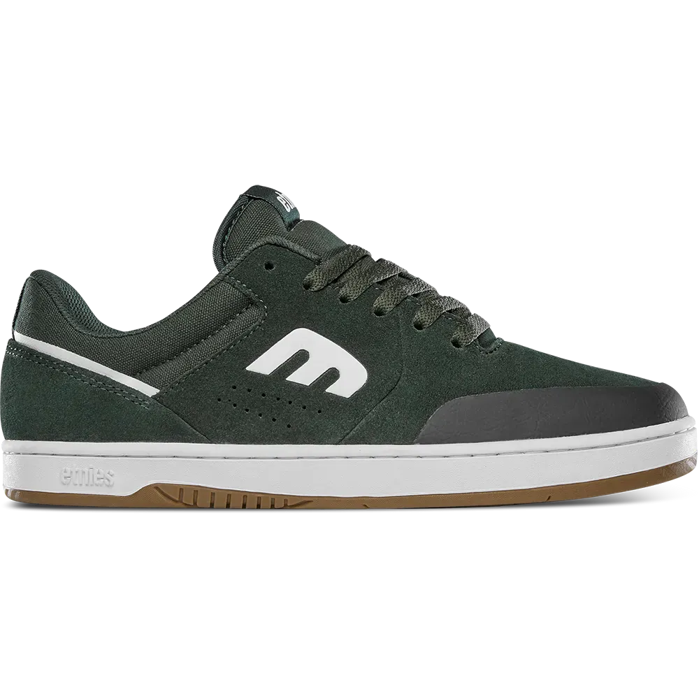 etnies-marana-og-skate-schuh-green-white-gum-suede-synthetic image 1