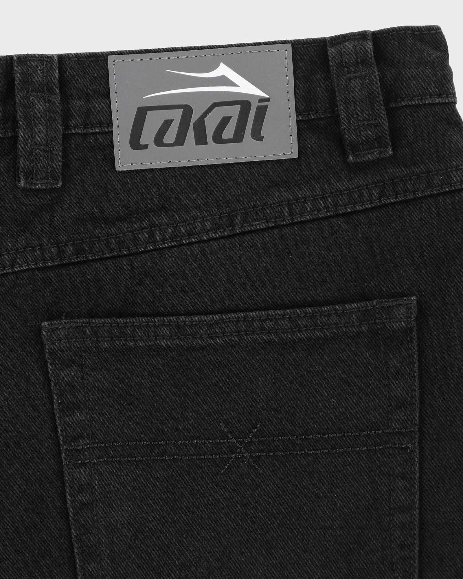 lakai-cargo-jumbo-jort-shorts-black-denim image 7