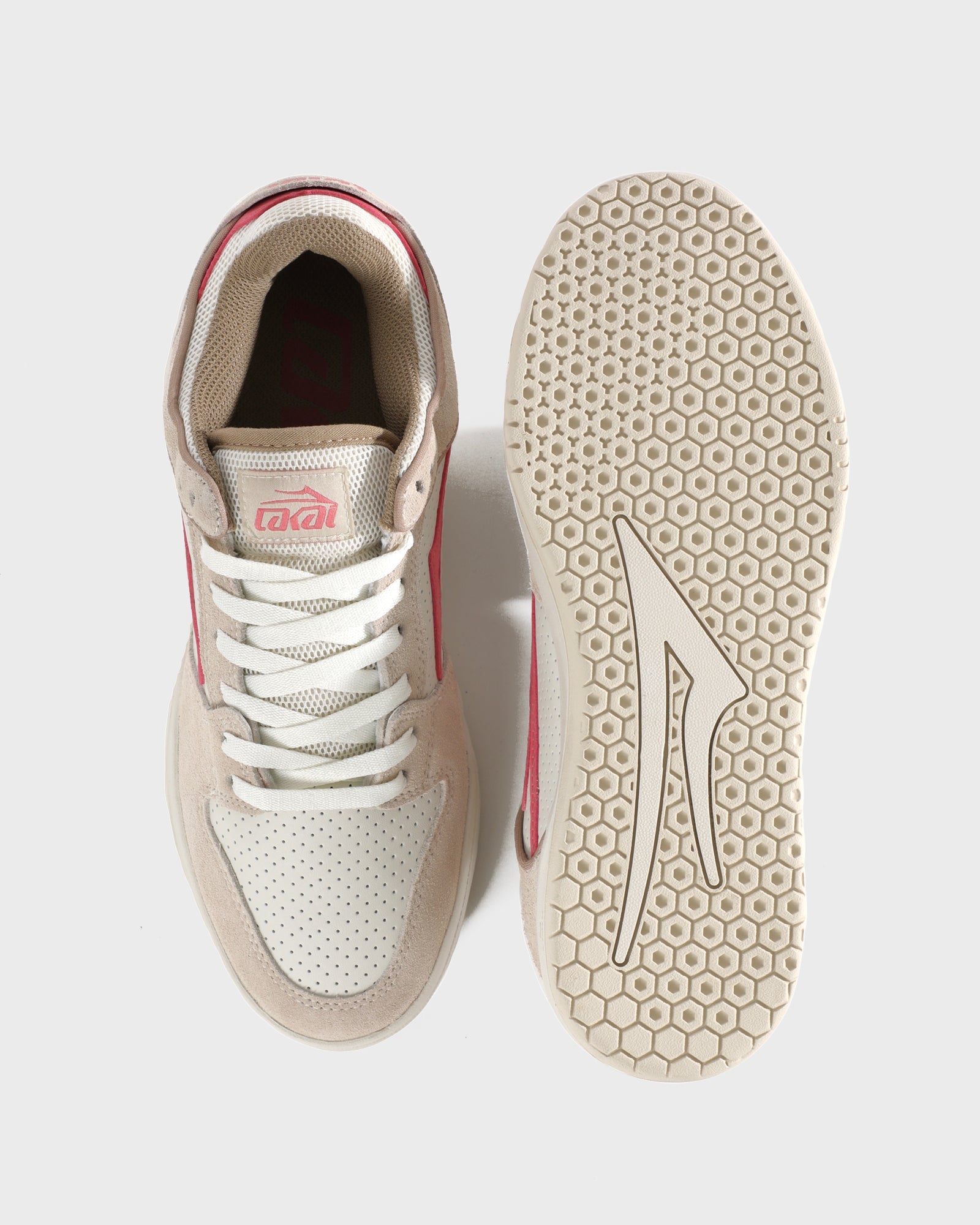 lakai-telford-low-skate-schuhe-fog-suede-strawberry image 3