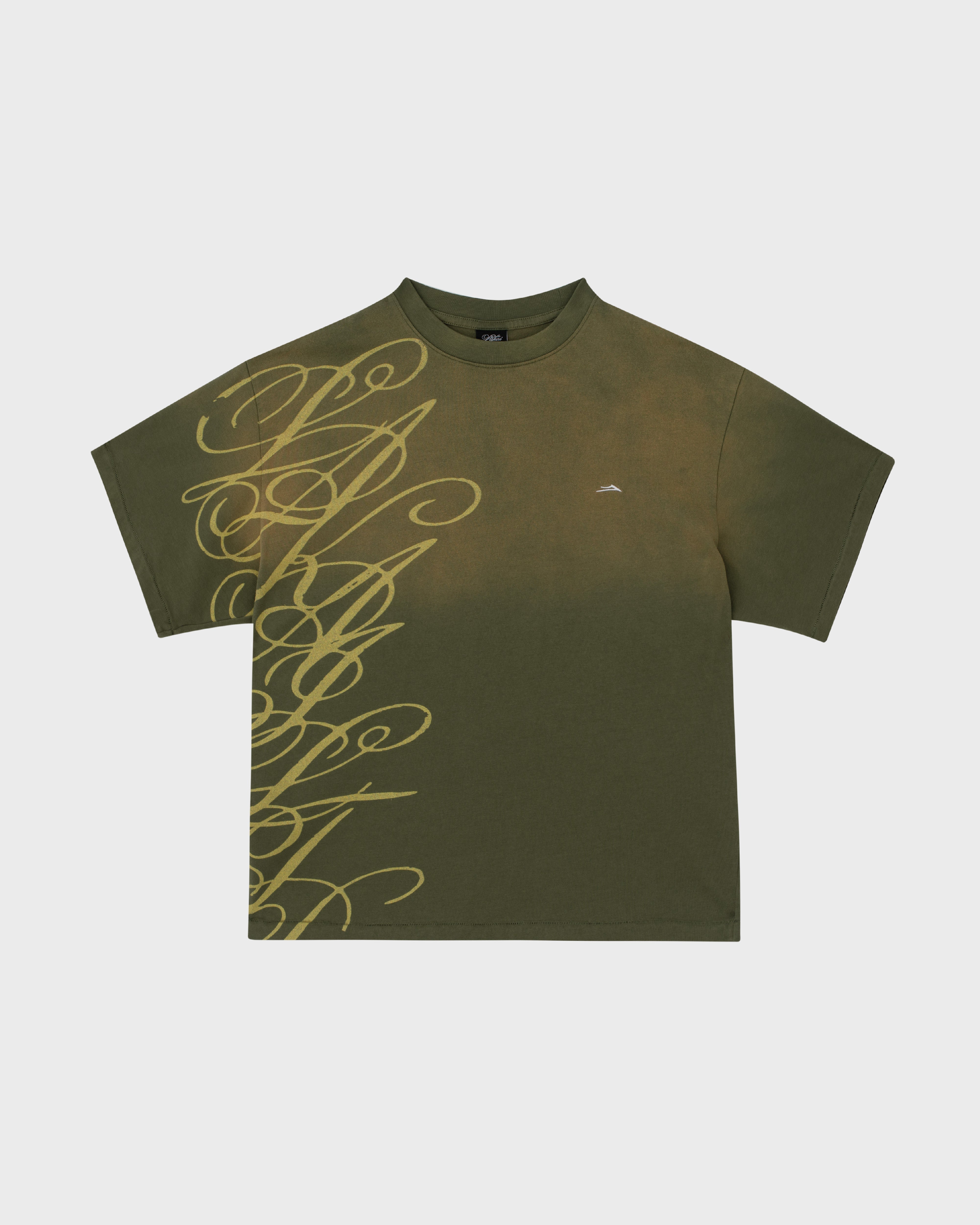 lakai-boxy-tee-signature-print-sunfaded-green image 1