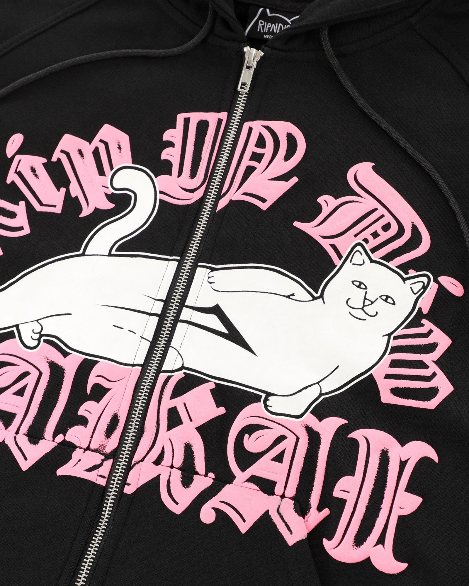 lakai-x-ripndip-rei-verschluss-hoodie-schwarz image 2