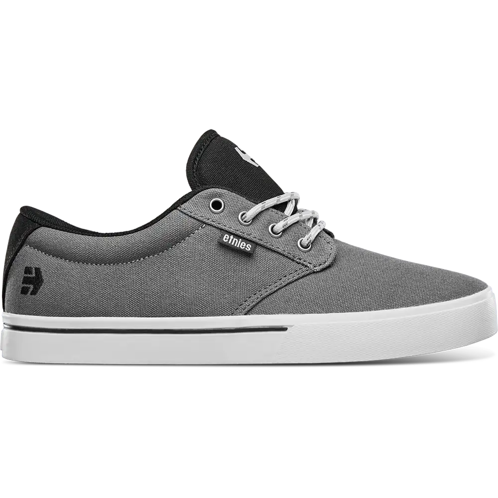 etnies-jameson-2-eco-low-top-skate-schuh-dark-grey-black-red image 1