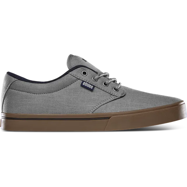 etnies-jameson-2-eco-low-top-skate-schuh-light-grey-navy image 1